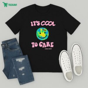 Official Lonely Ghost It’s Cool To Care Smiley T-Shirt