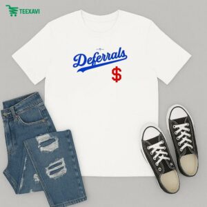 Official Los Angeles Dodgers Deferrals T-Shirt