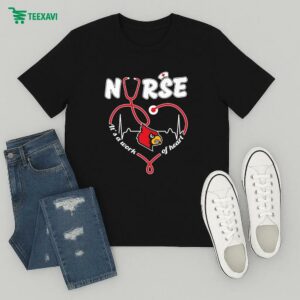 Official Louisville Cardinals Nurse It’s A Work Of Heart T-Shirt