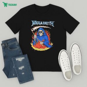 Official Megadeth Youthanasia Grim Reaper T-Shirt