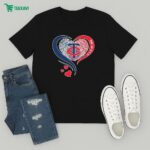 Official Minnesota Twins It's In My Dna Heart T-Shirt