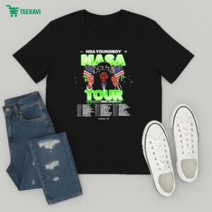 Official Nba Youngboy Masa Tour 2025 Dates T-Shirt