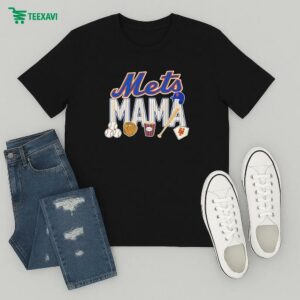 Official New York Mets Mama Mother’s Day Peanuts Mlb T-Shirt