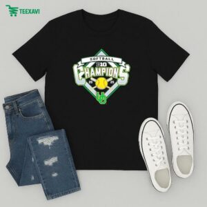 Official Oregon Ducks 2025 Big Ten Softball Regular Season Champions T-Shirt
