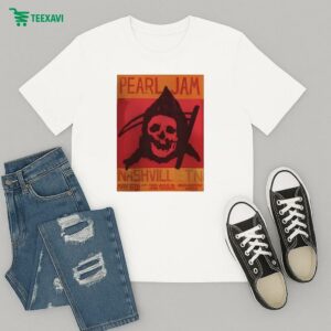 Official Pearl Jam Dark Matter Tour With Teen Jesus And The Jean Teasers May 6 2025 At Bridgestone Arena Event T-Shirt