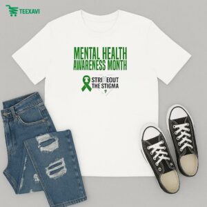Official Philadelphia Phillies Mental Health Awareness Month Strikeout The Stigma T-Shirt