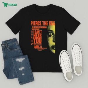 Official Pierce The Veil Sleeping With Sirens Daisy Grenade I Can’t Hear You World Tour 2025 Tampa, Fl Concert May 15 2025 T-Shirt