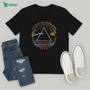 Official Pink Floyd The Dark Side Of The Moon European Tour 1972 T-Shirt