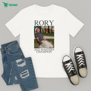 Official Rory Mcilroy Masters Golf Tournament Champion 2025 T-Shirt