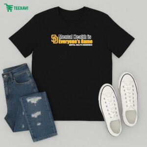 Official San Diego Padres Mental Health Is Everyone’s Game Mental Health Awareness T-Shirt