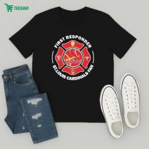 Official St Louis Cardinals Fan First Responder T-Shirt