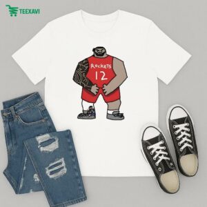Official Steven Adams Screen Houston Rockets T-Shirt