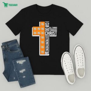 Official Tennessee Lady Volunteers I Can Do All Things Through Christ Who Strengthens Me T-Shirt