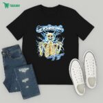 Official The Offspring Worldwide In 2025 Electric Skeleton Japan And Australia Tour Dates T-Shirt