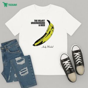 Official The Velvet Underground And Nico Andy Warhol Banana T-Shirt