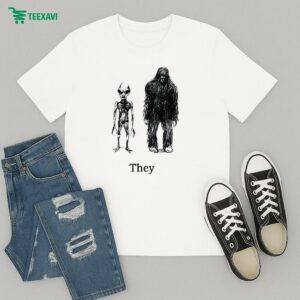 Official They Might Be Giants Cryptids On Sage Bigfoot And Alien T-Shirt