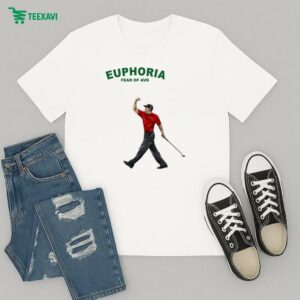 Official Tiger Woods Euphoria Fear Of Average T-Shirt