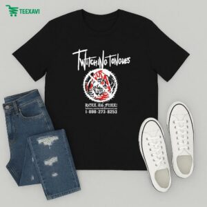 Official Twitching Tongues Hell Is Full National Suicide Prevention Hotline T-Shirt