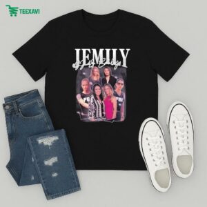 Paget Brewster Wearing Jemily Jj And Emily T-Shirt