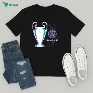 Paris Saint-germain Munich 25 Ucl Final Uefa T-Shirt