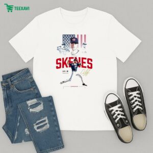 Paul Skenes Signed Play For Team Usa In The 2026 World Baseball American Flag T-Shirt