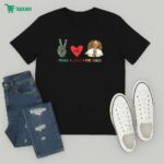 Peace Love Pope Francis Catholic Faith T-Shirt