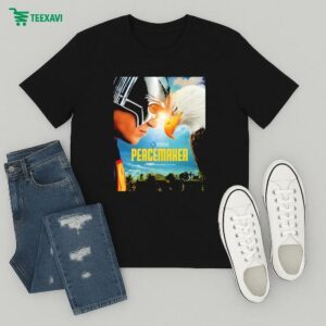 Peacemaker Dc Studios Season 2 Official Poster Teaser Trailer Coming Tomorrow Season On August 21 2025 T-Shirt