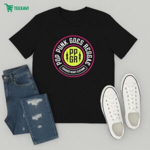 Pop Punk Goes Reggae Ppgr Crossed Heart Logo T-Shirt