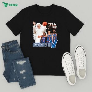 Pope New York In Five. Team Of God Knicks In V Villanova Wildcats T-Shirt