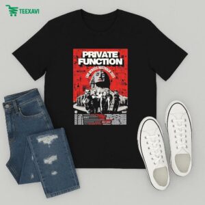 Private Function Live Across Australia 2025 Tour Dates T-Shirt