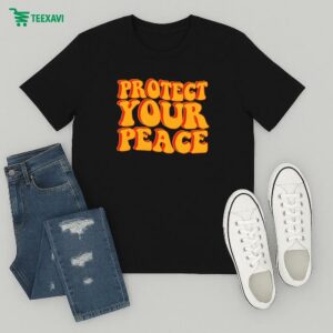 Protect Your Peace Crossed Heart T-Shirt