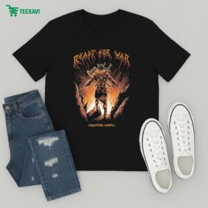 Ready For War Conquering Barbell T-Shirt
