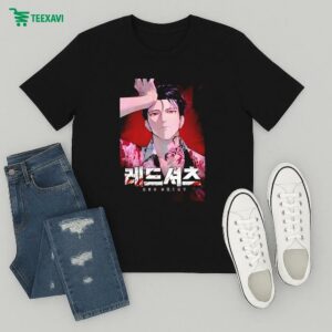 Red Shirt Manga Waifu T-Shirt