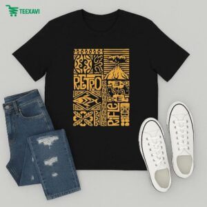 Retro Rifle Lei Em Down T-Shirt