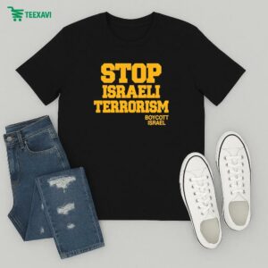 Robert Martin Stop Israeli Terrorism Boycott Israel T-Shirt