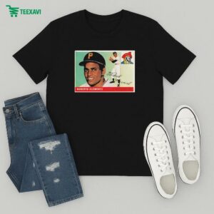 Roberto Clemente Pittsburgh Pirates 1955 Topps Baseball Card Player T-Shirt