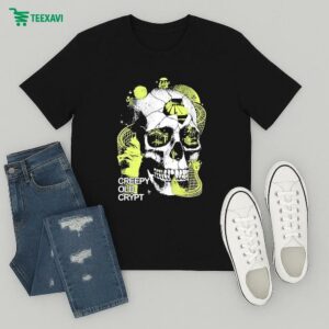 Rocco Botte Creepy Old Crypt Skull T-Shirt