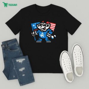 Rocket City Trash Pandas Flag Mascot T-Shirt