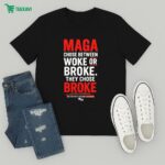Roland Martin Unfiltered Daily Digital Show Maga Chose Between Woke Or Broke They Chose Broke Anthony Scaramucci T-Shirt