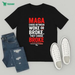 Roland Martin Unfiltered Daily Digital Show Maga Chose Between Woke Or Broke They Chose Broke Anthony Scaramucci T-Shirt