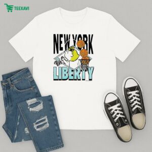 Sally X New York Liberty The Peanuts Wnba T-Shirt