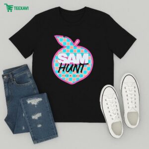Sam Hunt Checkered Peach Tour 2022 T-Shirt