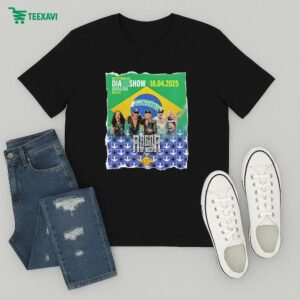 Scorpions Arena Of Rock Brazil 2025 Dia De Show Arena Brb On April 16 2025 Brazil Flag T-Shirt