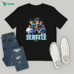 Seattle Mariners MLB Players Series Signatures 2025 T-Shirt