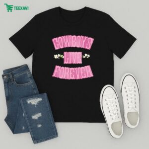 Shaboozey Cowboys Live Forever Flower T-Shirt
