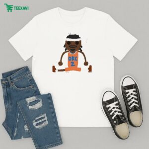 Shai Gilgeous Alexander Crochet Gilgeous-alexander Oklahoma City Thunder T-Shirt