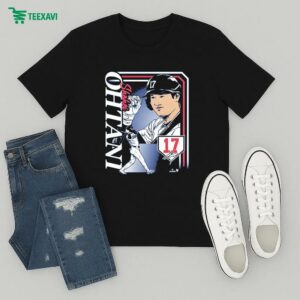 Shohei Ohtani Collage Frame #17 Los Angeles Dodgers Signature T-Shirt