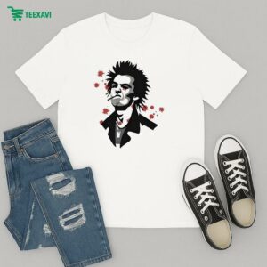 Sid Vicious In Banksy Style T-Shirt