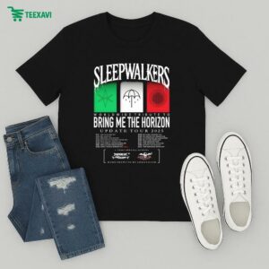 Sleepwalkers Worldwide Tribute To Bring Me The Horizon Update Tour Dates 2025 T-Shirt