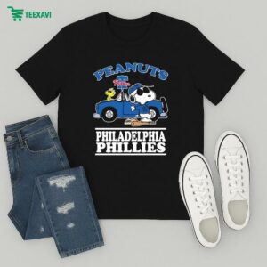 Snoopy And Woodstock The Peanuts Philadelphia Phillies Joe Cool T-Shirt